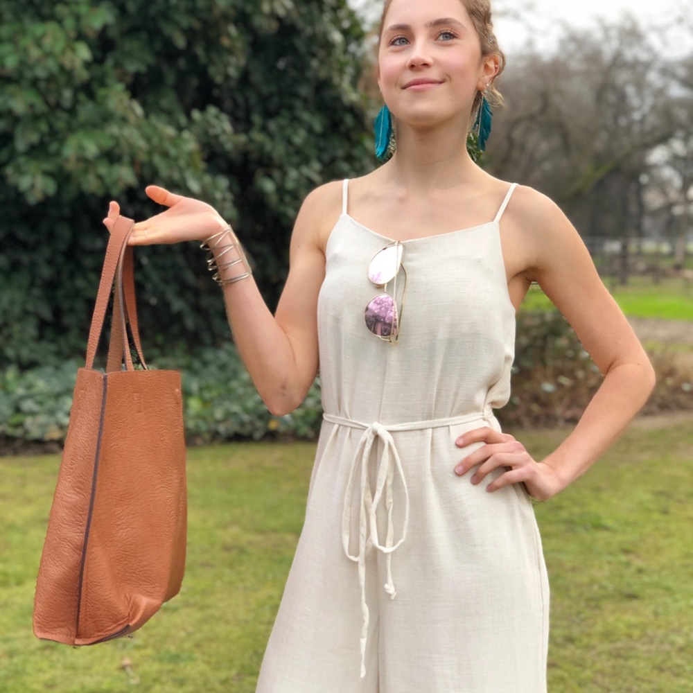 Linen Jumpsuit - Picture 4 of 4